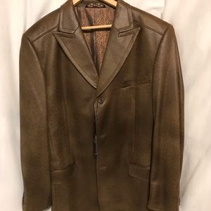 Mecca Leather Jacket/Blazer! 42l!